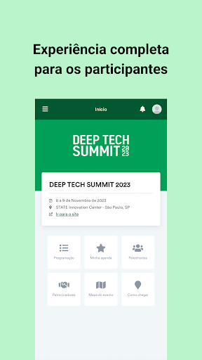 Android application DEEP TECH SUMMIT screenshort