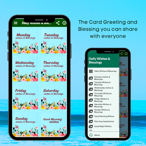 Android application Daily Wishes & Blessings screenshort
