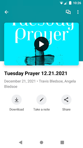 Cityhills Church App Screen 3