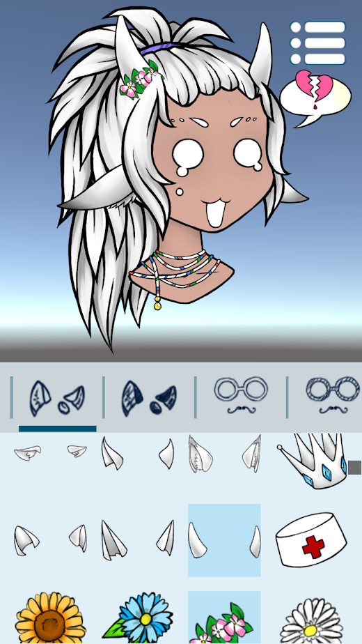 Android application Avatar Maker: Anime Selfie screenshot