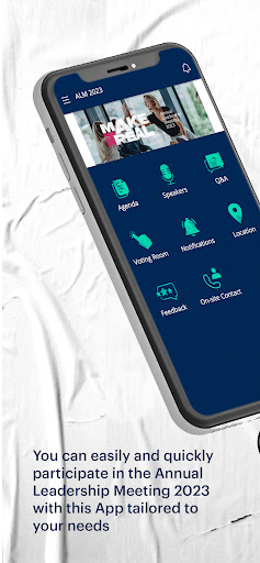 Android application Annual Leadership Meeting 2023 screenshort