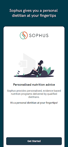 Android application Sophus Nutrition screenshort