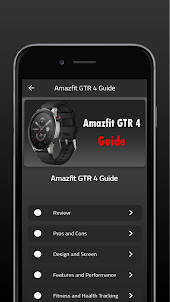 Amazfit GTR 4 Guide