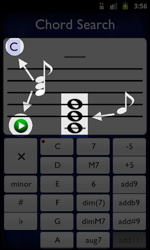 Piano Chord Search Screen 2