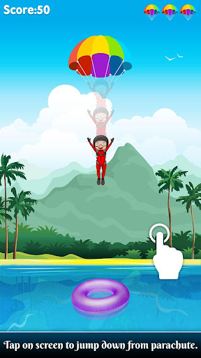 Android application Parachute Jump screenshort