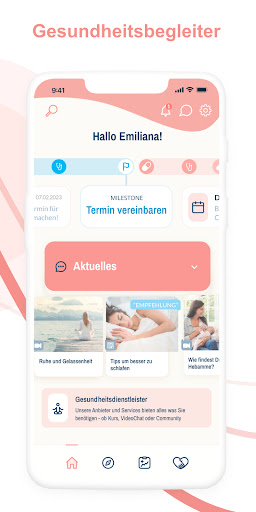 Android application Mein PIA Health screenshort