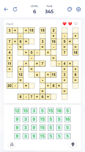 Math Puzzle Games - Crossmath 1.3.0 screenshots 1