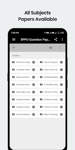 SPPU Question Papers App Screen 3