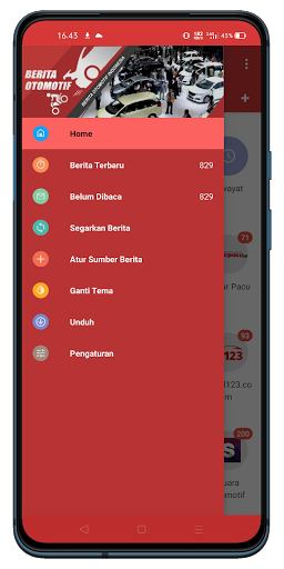 Android application Berita Otomotif Indonesia screenshort