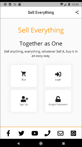 Android application We Sell Everything. screenshort