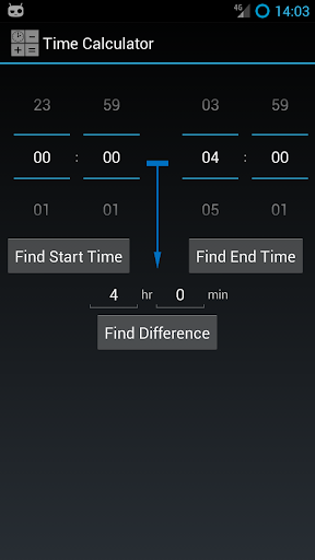 Time Calculator Screen 2