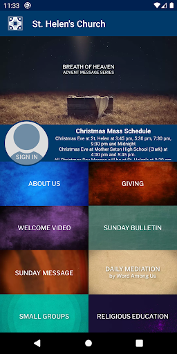 Android application The Parish of Saint Helen screenshort