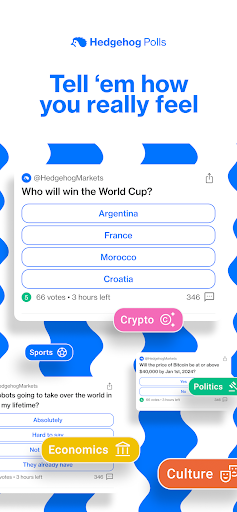 Android application Hedgehog Polls screenshort