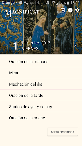 Android application MAGNIFICAT (edición española) screenshort