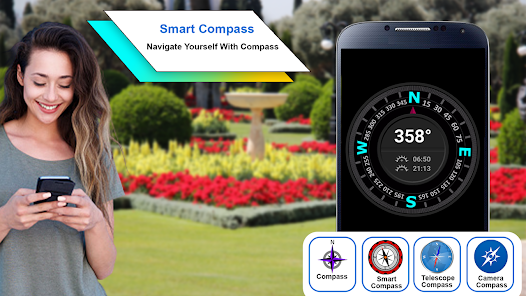 Compass sensor in online mobile