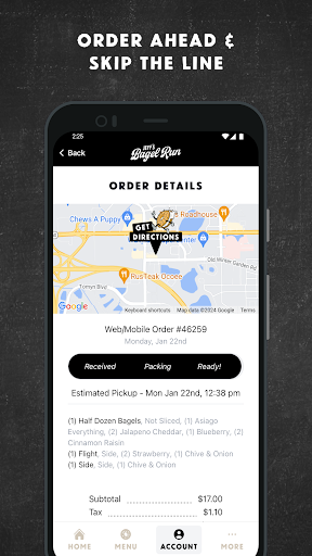 Jeffs Bagel Run Screen 2
