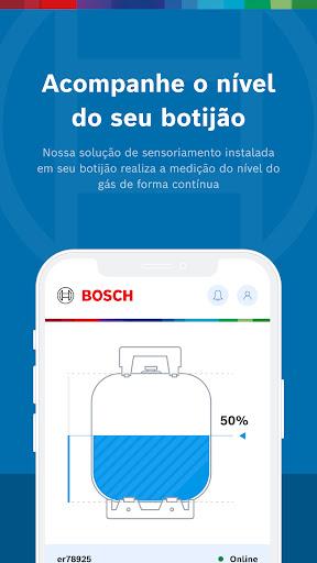 Android application Bosch Fluid Monitoring screenshort