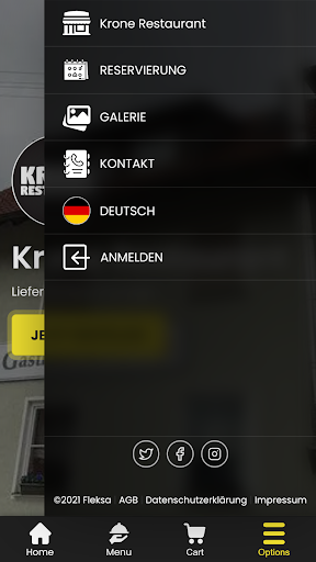 Krone Restaurant Screen 2
