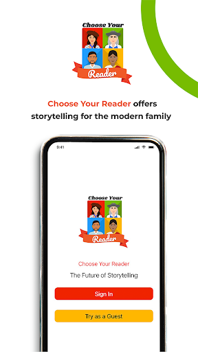 Android application Choose Your Reader screenshort
