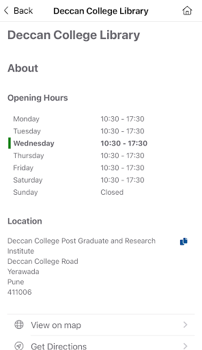 Deccan College Library Pune Screen 3