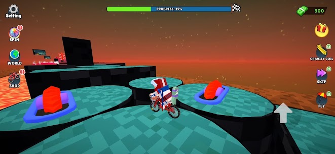لعبة Blocky Bike Master 4