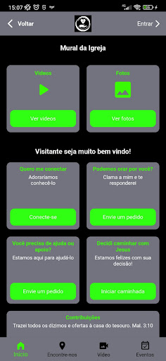 Fé e Vida na Palavra Screen 2
