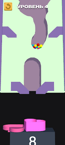 Android application Falls Balls. Собери в подарок. screenshort