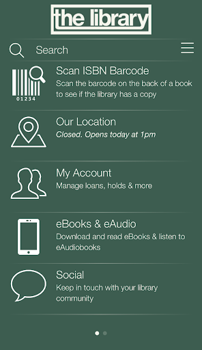 Android application Owen Sound North Grey Library screenshort