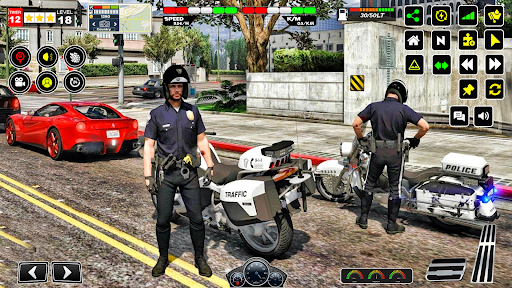 US Police Bike Chase Games 3D screenshot 17