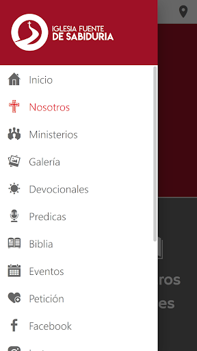 Android application Fuente de Sabiduría screenshort
