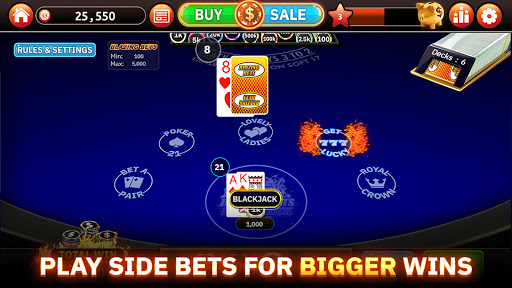 Blazing Bets Blackjack 21 Screen 2