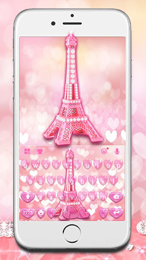 Android application Love Paris Heart Theme screenshort