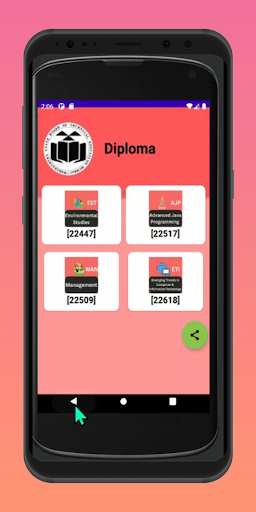 Android application MSBTE MCQTEST screenshort