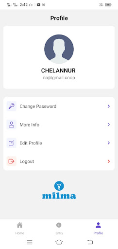 Milma PMS Screen 3