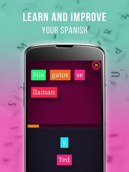 Learn Spanish Frase Game banner