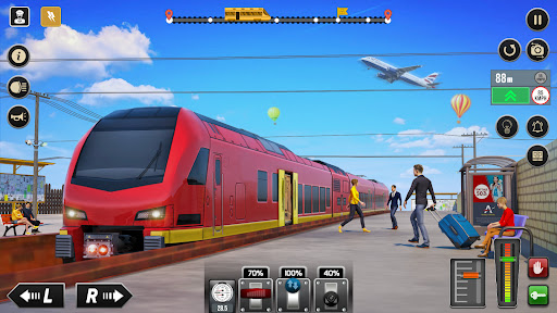 لعبه Railroad Train Simulator Games apk مهكر1