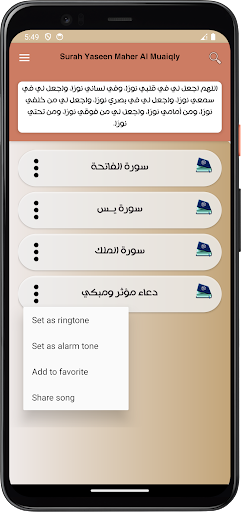 سورة يس بصوت ماهر المعيقلي Screen 2