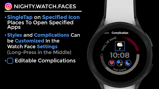 Nighty Digital 28 - watch face screenshot 16