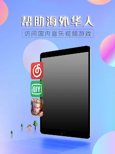 华人VPN-回国影音视频游戏爱奇艺哔哩哔哩腾微信讯China