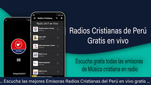 Android application Radios Cristianas de Peru screenshort