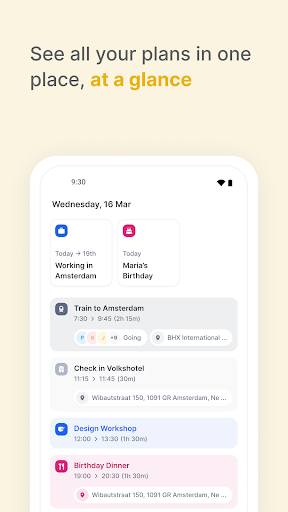 Android application Daybridge screenshort