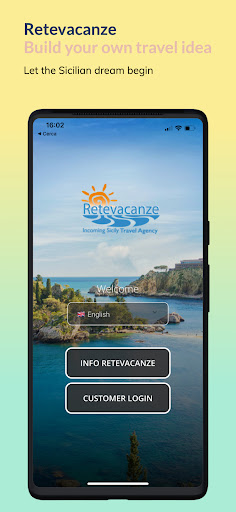 Android application Retevacanze screenshort