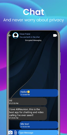 ABReunion - Chat App Screen 2