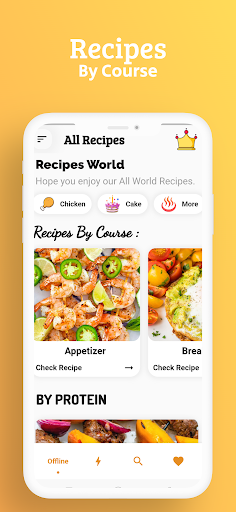 Screenshot of All Food Recipes Offline