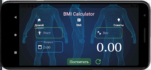 BMI Calculator Screen 3