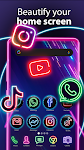 screenshot of Neon Icon Designer App