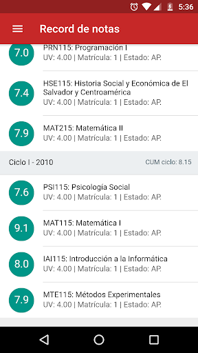 Móvil Expediente en Línea (Mee Screen 3
