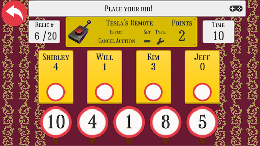 Android application Outbid screenshort