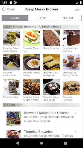 Resep Aneka Kue Brownies Screen 2