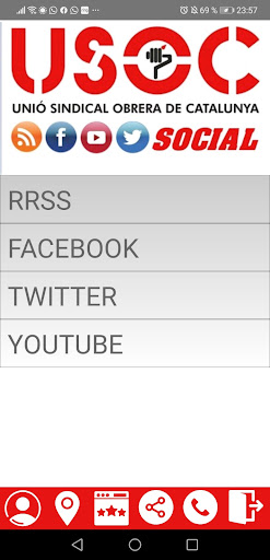 Android application UNIÓ SINDICAL OBRERA CATALUNYA screenshort
